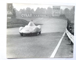 VECCHIA FOTO FOTOGRAFIA ABARTH 982 MONZA AUTO D'EPOCA AUTOMOBILE DA CORSA 1960 - Picture 1 of 2
