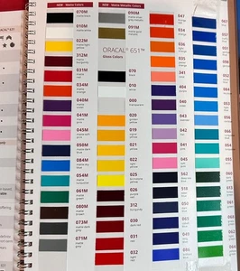 Roll of Oracal 651 , High Quality Gloss Sign Vinyl,  pick color + size, USA Made - Picture 1 of 25
