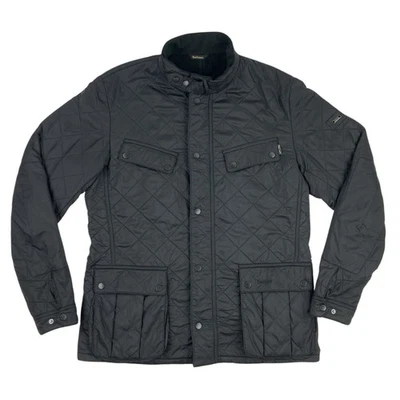 Barbour International Ariel Polar Quilt Black Quilted Jacket Mens XL - Image 1 of 4