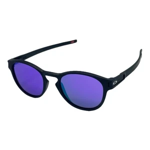 Oakley Latch Matte Black Prizm Violet Iridium Lens Sunglasses (Authentic) - Picture 1 of 8