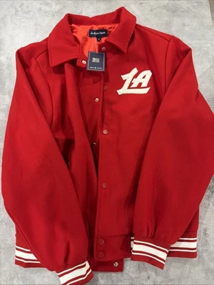 Extremely Limited 2024 Los Angeles Clippers Red Varsity Jacket Size Medium - Image 1 of 4