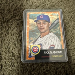 2022 Topps Chrome Platinum Anniversary - Nick Madrigal #148 Platinum Toile 12/25 - Bild 1 von 3