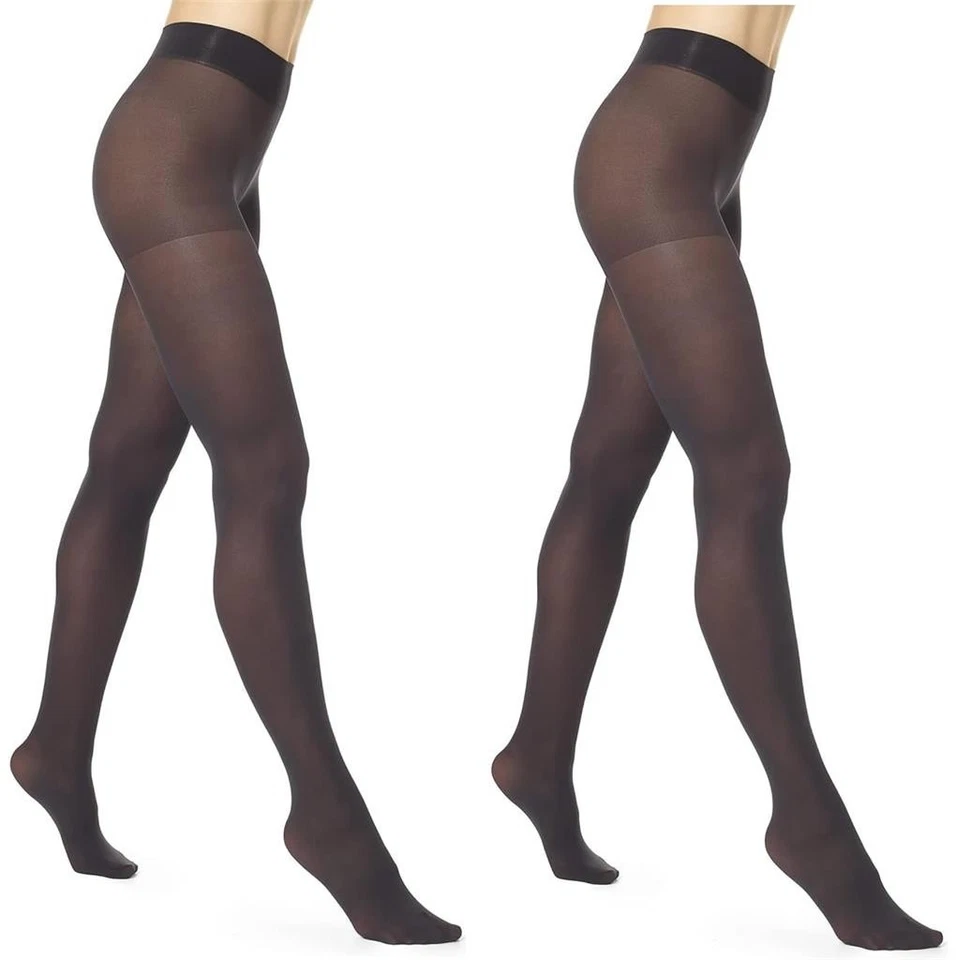 2 pares de mallas opacas Tono Studio Cover Me Control Top talla 3 mediano/L Blackberry nuevas en paquete Foto 1 de 1