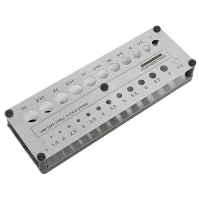 Sealey Edelstahl-Bohrerständer 1-13mm Nummerierte Slots GDH77 - Bild 1 von 4