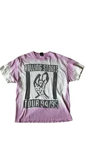 The Rolling Stones Voodoo Lounge Tour 1994/95 T-Shirt Uomo Taglia XL Tie Dye - Foto 1 di 5
