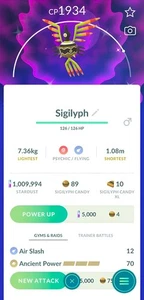 Shiny Sigilyph | new pokemon exchange options | Pokemon Trade Go✨ - Picture 1 of 2
