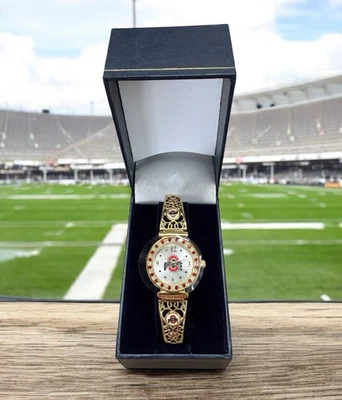The Ohio State Buckeyes X The Bradford Exchange Ultimate Fan Watch NEW in Box - Image 1 of 4