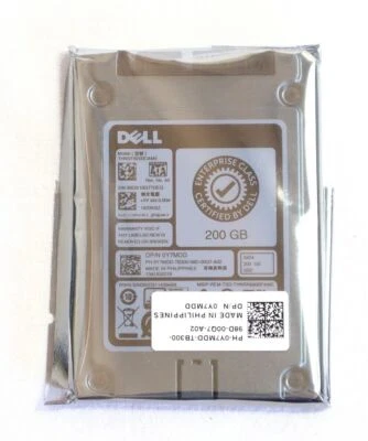 *New* Dell Y7MDD 200GB USATA 6GBPS Enterprise 1.8" SSD THNSF8200CAME F9VTX - Image 1 of 2