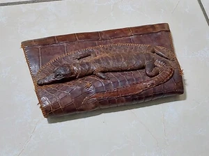 VTG 1940’s Taxidermy Baby Alligator Hand-Made Wallet Rare Item collectible. - Picture 1 of 16