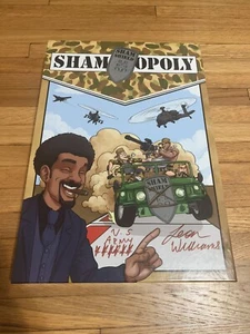 SHAMOPOLY Board Game Military Entertainment (Signed by Leon Williams & More) NEW - Picture 1 of 12