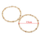 1Pair Round Bamboo Bag Handle for Handcrafted Handbag DIY Bags Accessories_b