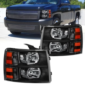 Kit Conjunto Faros Delanteros Para Chevrolet Silverado 1500 2500HD 3500HD 2007-13 - Imagen 1 de 10