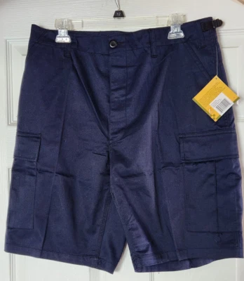 Rothco Tactical BDU Cargo Navy Blue Shorts  - Medium 31”-35” Regular-Style 65209 - Image 1 of 4