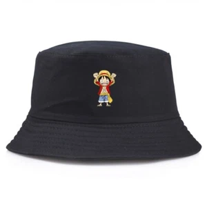 Men Women Bucket Hat Anime Beanie Cos Beach Cap Fishing Sun Hat - Picture 1 of 6