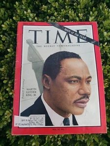 Time Magazine, Jan 3, 1964; MARTIN LUTHER KING Jr Man of the Year. Lstng 362025 - Picture 1 of 24