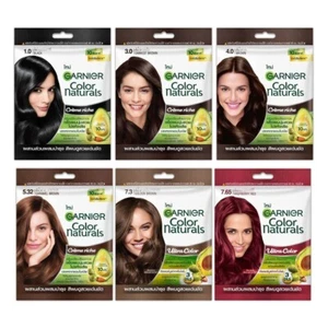 Hair Color Dye Garnier Natural Light Brown Permanent Black Dark Colour Shade 20m - Picture 1 of 15