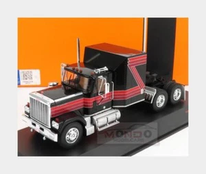 1:43 IXO Gmc General Tractor Truck 1980 Black Red TR102 Model - Picture 1 of 2