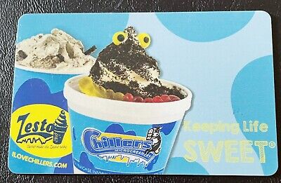 Chillers Microcreamery And Zesto Physical Gift Card: $9.34 Value For Ice Cream • 7.85$