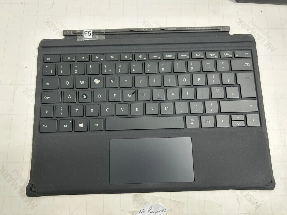 Microsoft Surface Pro 4 /5 / 6 / 7  Type Cover 1725 UK  Keyboard Faulty (F5 - Image 1 of 1