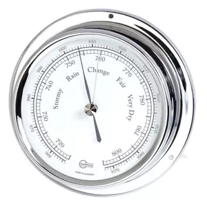 Barigo Barometer Chrom analog Regatta 120mm x 40 mm 184cr - Picture 1 of 1