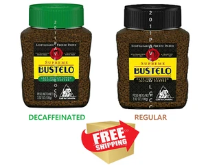 Bustelo Supreme Freeze Dried instant Coffee 3.5 oz CAFE SUPREMO LIOFILIZADO - Picture 1 of 4