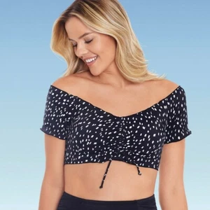 Women's Slimming Control Off the Shoulder Bikini Top Size M - Beach Betty - Picture 1 of 4