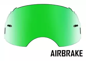 GOGGLE-SHOP GREEN MIRROR LENS to fit OAKLEY AIRBRAKE MOTOCROSS GOGGLES - Picture 1 of 1