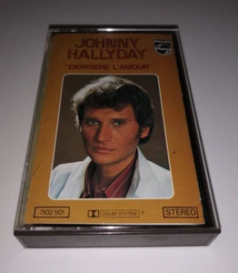 JOHNNY HALLYDAY DERRIERE L'AMOUR K7 AUDIO TAPE CASSETTE. 838 686-4. PHILIPS - Imagen 1 de 2