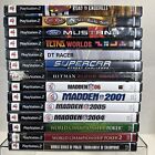 Lot Of 14 Ps2 Playstation 2 All Black Label Most Complete W Manual Cib Untested
