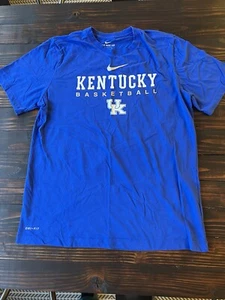 Nike Dri-fit University Of Kentucky Mens Basketball T-shirt Large 20/21 Season - Picture 1 of 13