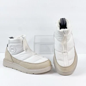 Canada Goose Cypress Puffer Boots Womens Size 6 White Lightweight Warmth - Picture 1 of 17