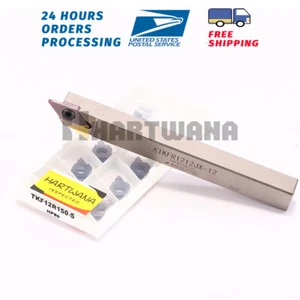 Lathe Grooving Tool Grooving Parting Holder KTKFR1212 Inserts Width 1.5mm 10PCS - Picture 1 of 14