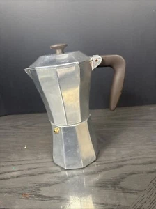 Vtg Moka Pot Stovetop 3 Cup Coffee Espresso Maker Percolator - Picture 1 of 6