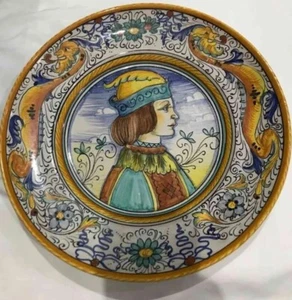 Hermoso Plato Decorativo Vintage De Ruta Italia - Gran Calidad y Detalles  - Imagen 1 de 8