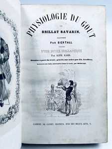 BRILLAT-SAVARIN Physiologie du gout Relié 1848 - Imagen 1 de 1