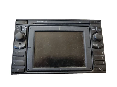 ŠKODA SUPERB 3U NAVIGATION AUTORADIO CD 1U0035191B #J399 - Bild 1 von 4