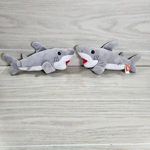 Wild Republic Slap Bracelet Lot of 2 Shark Hugger Plush Stuffed Animal 8 Inch - Picture 1 of 9