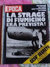 Rivista Epoca n.1212/1213 del 1973 - La strage di Fiumicino era prevista?