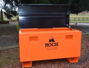 Steel 36" Job Site Tool Security Storage Box Vault by Rock Machinery - Picture 1 of 5