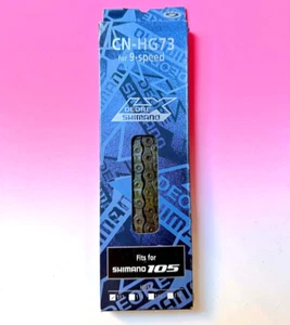 Shimano CHAIN Catena CN-HG73 9s 112 links per deore LX e 105 9 velocità - Picture 1 of 15