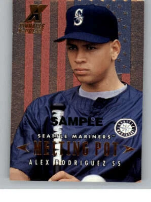 1997 Pinnacle X-Press Melting Pot Samples #7 Alex Rodriguez (ref 142327) - Image 1 of 2