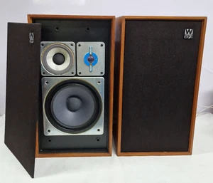 Wharfedale Linton XP2 Wooden Cased HiFi Stereo 3 Way Speakers. Made in England - Picture 1 of 19