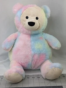 Peluche de oso negro FAO de 16 pulgadas pastel luces arco iris sonidos peluche juguete - Imagen 1 de 11