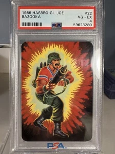 Hasbro G.I. 1986 Joe BAZOOKA #22 PSA 4 VG-EX serie 1 - Foto 1 di 3