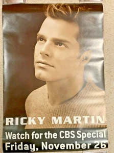 Póster promocional de Ricky Martin 1999 edición limitada con fecha 11.26.1999 - Imagen 1 de 2