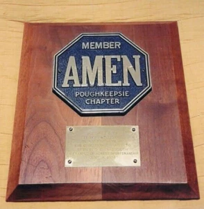EXTREMELY RARE 1974 CHAMPION FLOYD PATTERSON award boxing boxer POUGHKEEPSIE NY - Picture 1 of 2