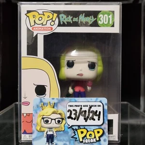 FUNKO POP! Figura in vinile animazione RARA Rick and Morty #301 Beth [VOLTATO] - Foto 1 di 7