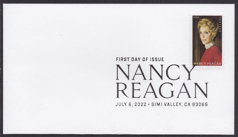 US 5702 Nancy Reagan BWP FDC 2022 - Image 1 of 1