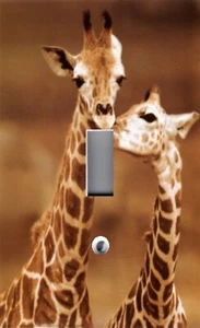 Lichtschalterplatte Schalterplatte & Steckdosenabdeckungen ~ GIRAFFE LOVE - Bild 1 von 26