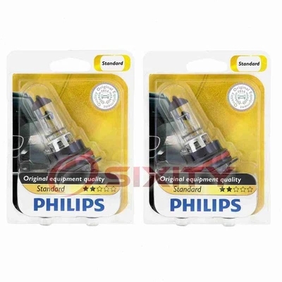 2 pc Philips High Beam Headlight Bulbs for Oldsmobile 98 Calais Cutlass nr - Image 1 of 4